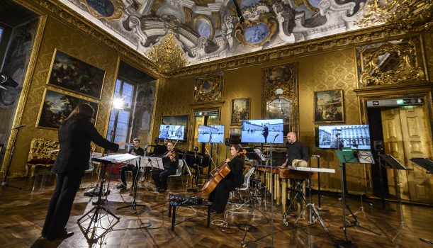 The first European trial of the itinerant orchestra: “The Garden of Forking Paths” by Andrea Molino